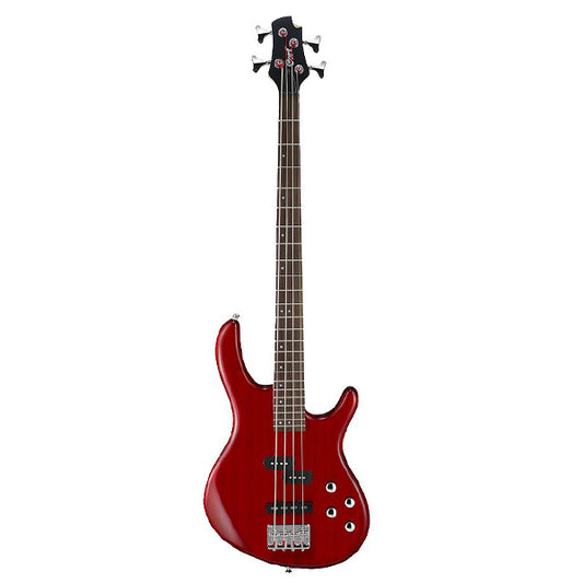 Cort Action Bass V Plus 4 String Double Cutaway Bolt On Poplar Red Electric Bass Guitar