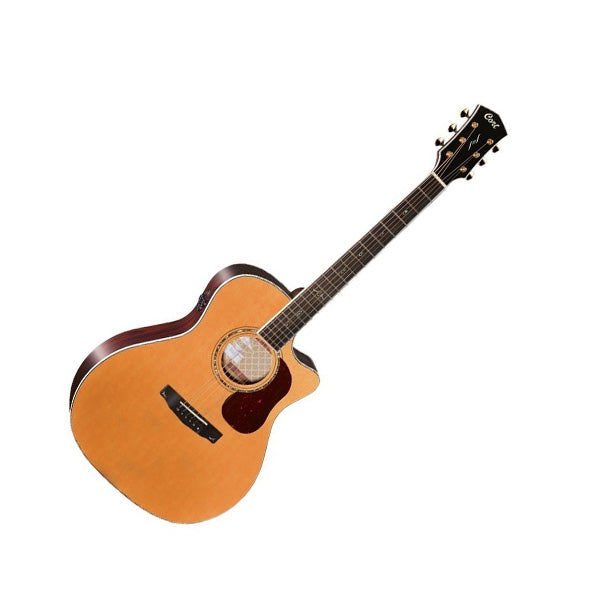 Cort Gold-A8 Auditorium Cutaway Torrefied Solid Sitka Spruce Natural Acoustic Guitar with Bag (GoldA8 Gold A8)