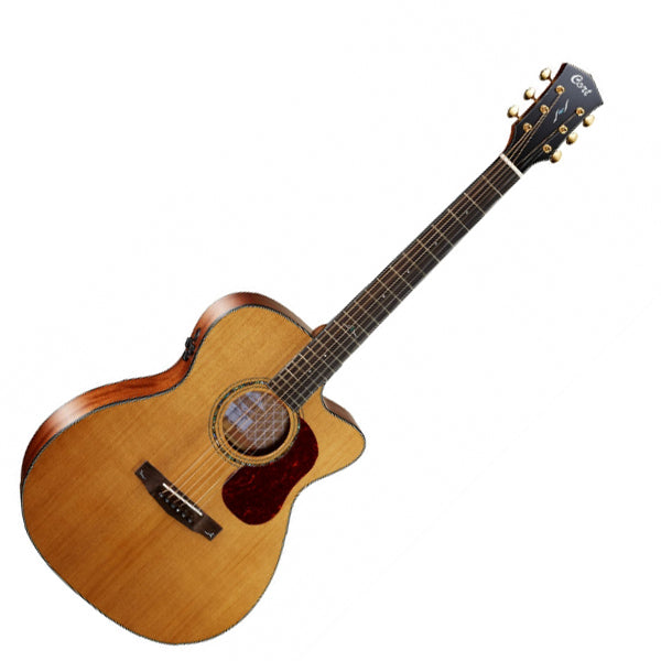 Cort Gold-OC6 Orchestra Full Solid Acoustic Electric Guitar with Bag - Natural Satin (Gold OC6)