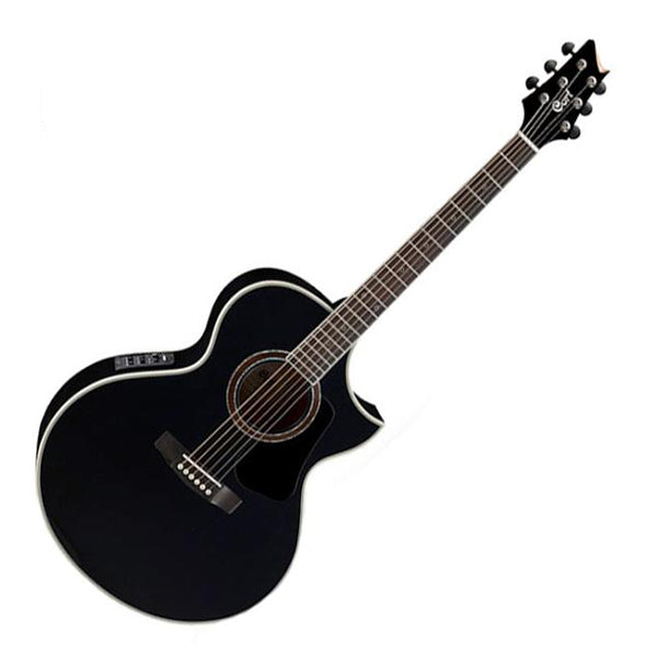 Cort NDX20 NDX Body Solid Sitka Spruce Top Acoustic Guitar with Pickup Black (NDX 20)