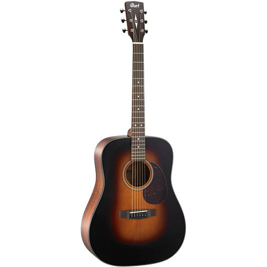 Cort Earth300V Dreadnought Solid Adirondack Spruce Top Acoustic Guitar (Earth 300V)