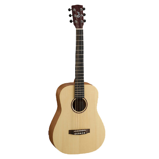 Cort Earth Mini 3/4 Dreadnought Solid Sitka Spruce Top Acoustic Guitar with Bag (EarthMini)