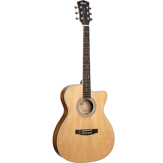 Cort Pure-OCF OM CutawaySolid Sitka Spruce Top Acoustic Electric Guitar (PureOCF)