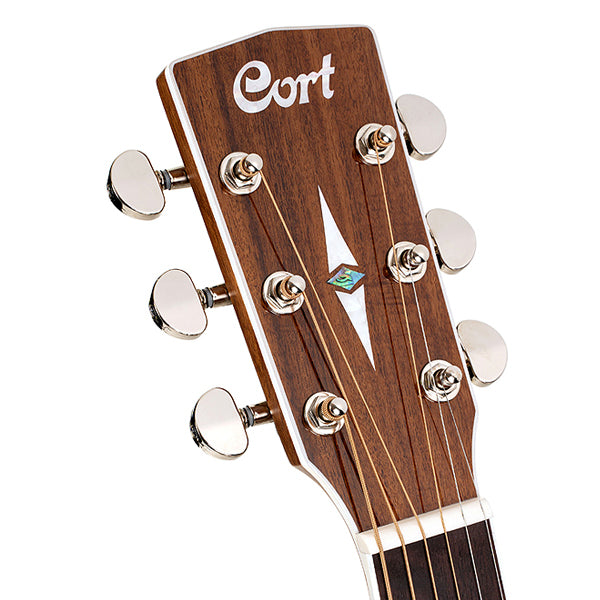 Cort GA5F-Koa Cutaway Grand Auditorium Solid Sitka Spruce Acoustic Electric Guitar (GA5F)