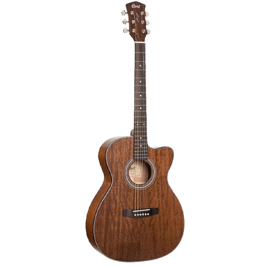 Cort Pure-OCMF OM Cutaway Solid Mahogany Acoustic Electric Guitar (PureOCMF)