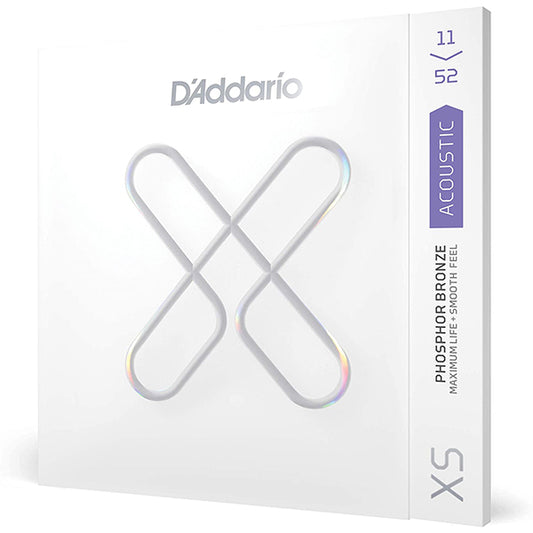 D'addario XSAPB1152 Acoustic Guitar String Anti Rust Daddario Custom Light Set (11-52)