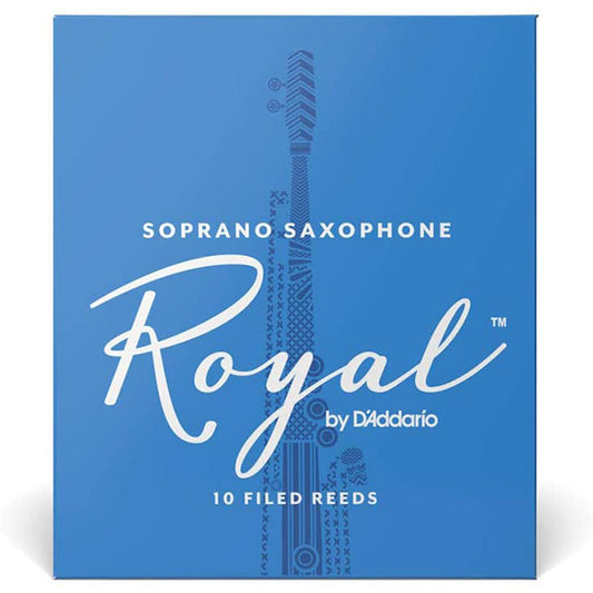 Royal by D'addario Soprano Saxophone Reed Loose Pack - 1.5 / 2.0 / 2.5 / 3.0 / 3.5 / 4.0 - Each (Daddario Sax Reeds)