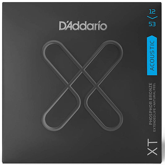 D'addario XTAPB1253 XT Phosphor Bronze Acoustic Guitar String Light Daddario D Addario (12-53)