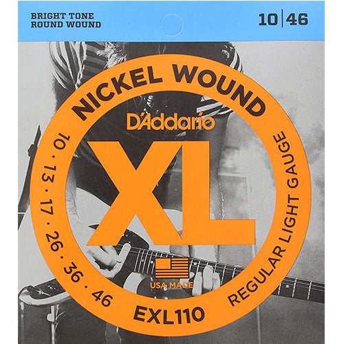 D'ADDARIO EXL110 Nickel Wound, Regular Light, DADDARIO ELECTRIC GUITAR STRINGS