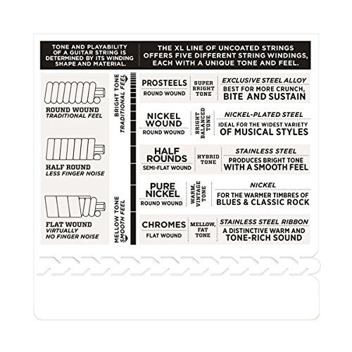 D'ADDARIO EXL125 Nickel Wound, Super Light Top/ Regular Bottom, DADDARIO ELECTRIC GUITAR STRINGS