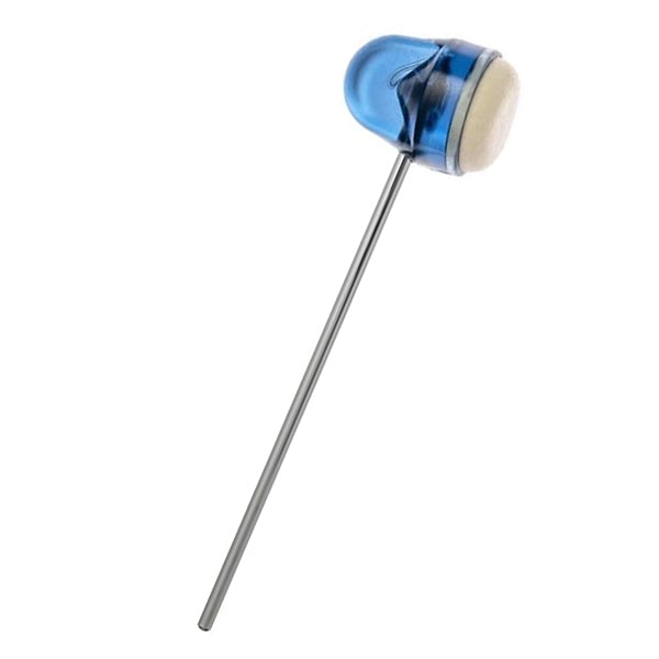 Dixon PPB-DX-HP See Through Blue Dual Surfaces Bass Drum Beater (PPBDXHP)