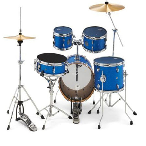 Dixon PODTR516 Jet Set 5 Pieces Acoustic Drum Kit Set - Blue