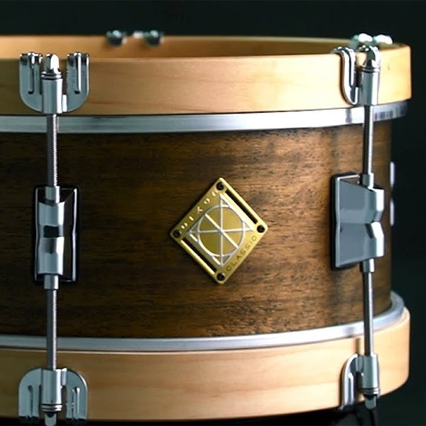 Dixon PDSCL512ASE 6.5 X 14 Inch Classic Maple Hoop Snare Drum - Aged Swiss Ebony