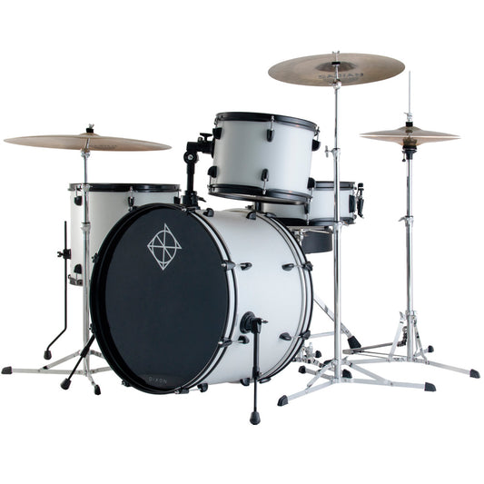 Dixon PODSP522ACG-ML Spark 5 Pieces Acoustic Drum Kit Set Special Edition With 5 Pieces Silent Cymbal Set - Cement Grey