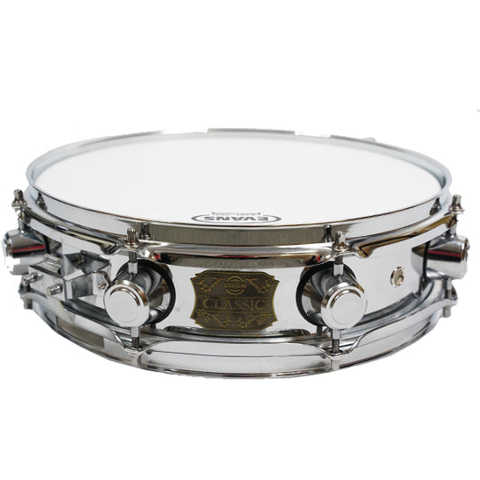 Dixon PDS2033S 13 Inch X 3.5 Inch Equator Snare Drum Steel Silver (PDS 2033S)