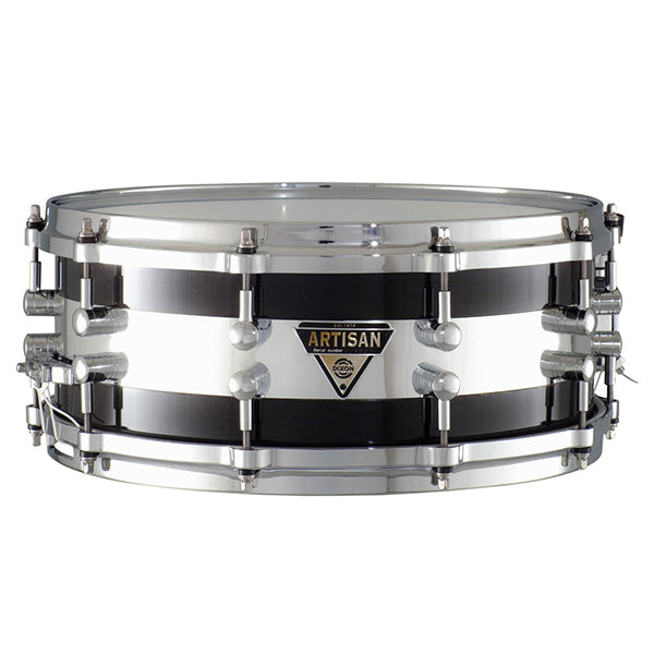 Dixon AR554HB-1 5.5 Inch x 14 Inch Equator Maple Chrome Snare Drum (AR554HB 1)