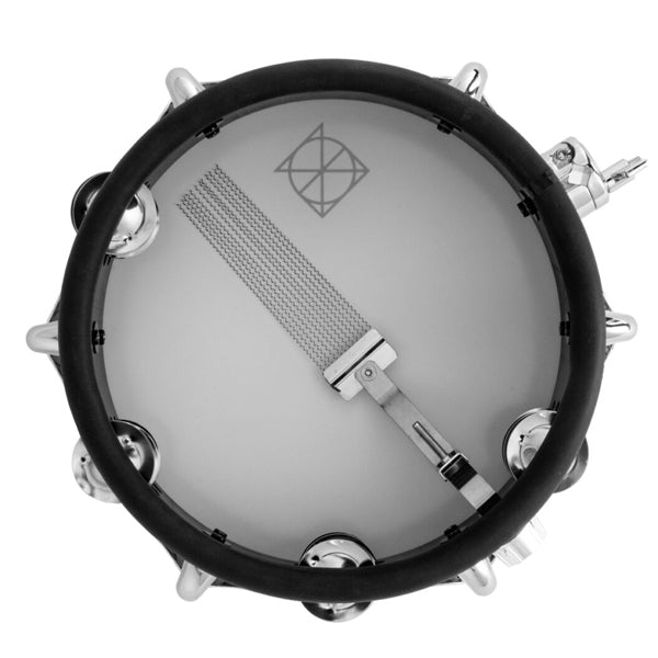 Dixon PDSL350SHRBKC 3.5" X 10" Snare with Jiggle Tambo Snare Mahogany Shell Black Coal