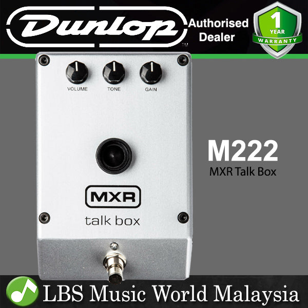 mxr m222 talk box pedal Jim Dunlop MXR M222 Talk Box Guitar Effects Pedal (M 222)