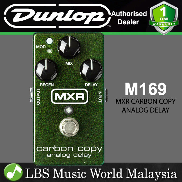 mxr m169 carbon copy analog delay guitar effects pedal Jim Dunlop MXR M169 Carbon Copy Analog Delay Guitar Effect Pedal (M 169)