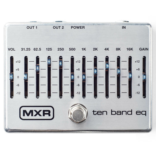 Jim Dunlop MXR M108S 10 Band EQ Guitar Effects Pedal (M108 S M 108 S)