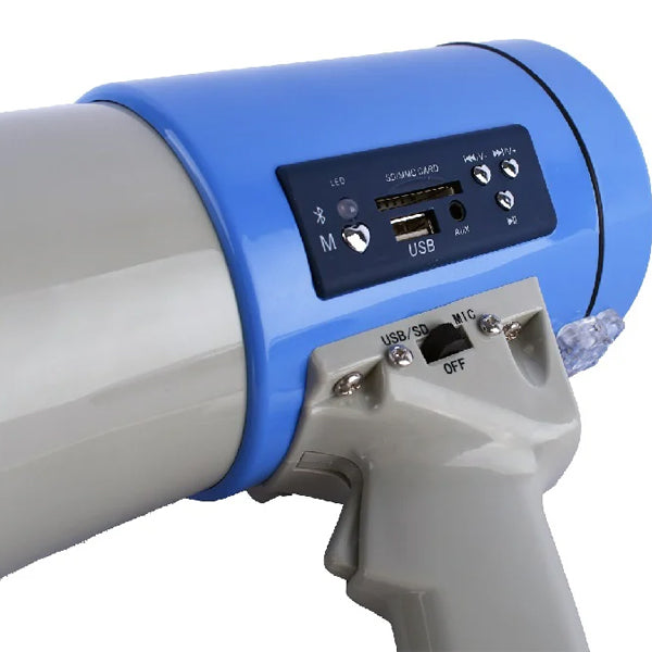 Dynamax SR99SUR 30 Watt Rechargeable Battery Megaphone Built in Bluetooth and Recording