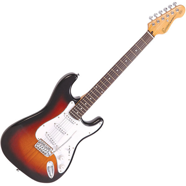 Encore E6SB Electric Guitar 3 Tone Sunburst Solid Body Electric Guitar