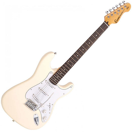 ENCORE E6VW Electric Guitar Vintage White Full Size Electric Guitar