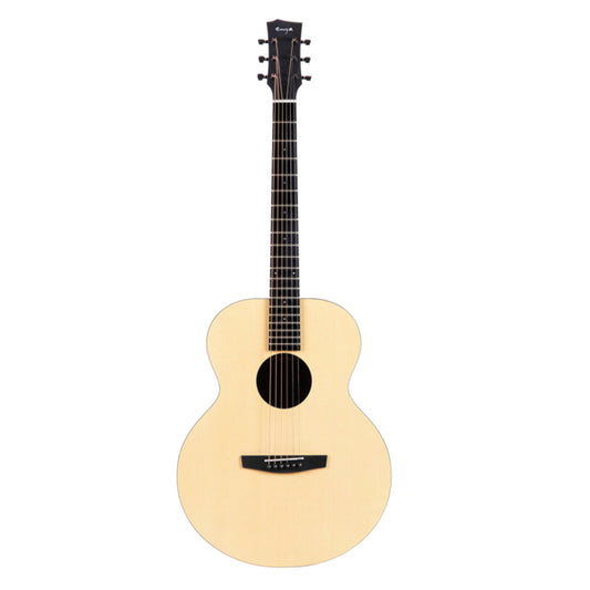 Enya EA-X0 41 Inch Auditorium European Spruce Top Acoustic Guitar with Gig Bag (EA X0)