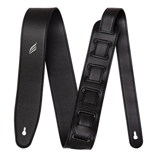 Enya EPS-GB Leather Guitar Strap 120cm-145cm Length - Black