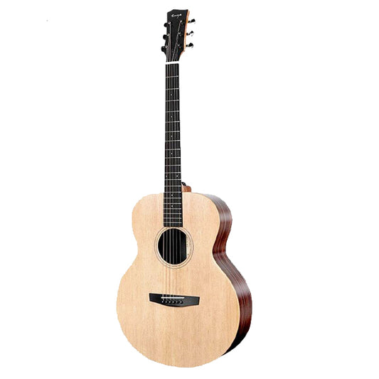 Enya EM-X1 Pro EQ 36 Inch HPL Acoustic Electric Guitar with Bag (EM X1)