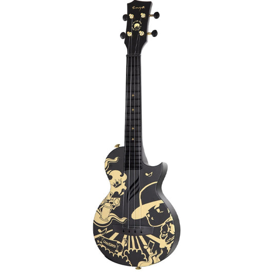 Enya Nova U JAY Carbon Fiber Concert Ukulele Limited Edition with J Gig Bag (Jay Chou)