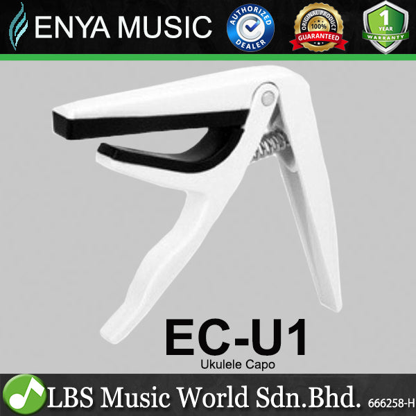 Enya EC-U1 Spring Loaded Clamp Ukulele Capo (ECU1)