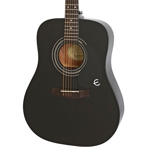 Epiphone Pro-1 41 Inch Acoustic Guitar Dreadnought Ebony Black (PRO 1)