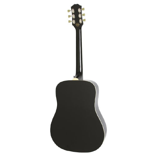 Epiphone PRO-1 PLUS 41 Inch Acoustic Guitar Ebony Black (PRO 1)