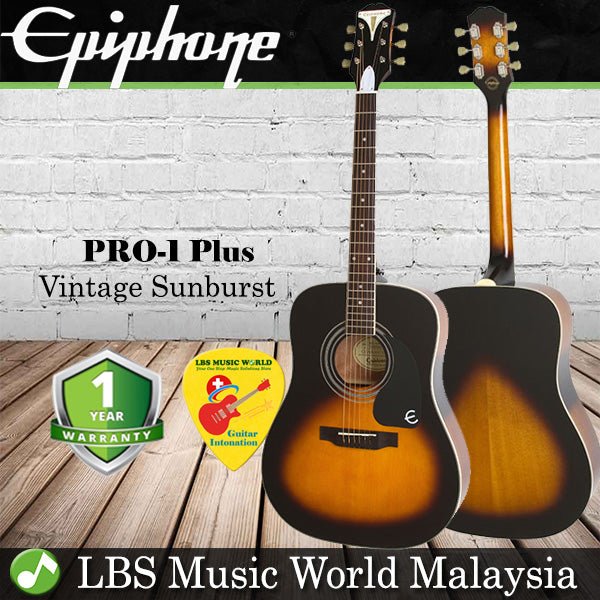 【交渉可能】Epiphone PRO 1 Plus アコースティックギター Epiphone PRO-1 PLUS 41 Inch Acoustic Guitar Vintage Sunburst (PRO