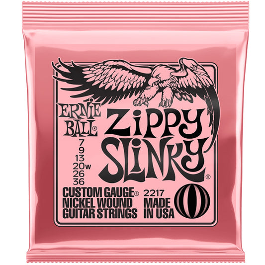 Ernie Ball 2217 Zippy Slinky Nickle Wound Electric Guitar Strings (07-36)