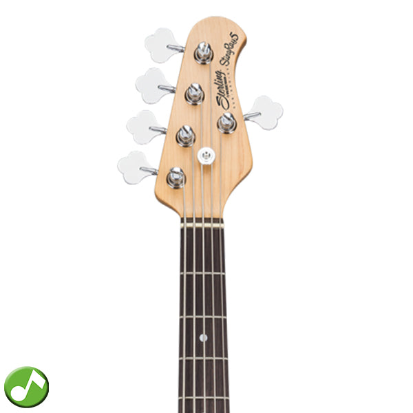 Sterling by Ernie Ball Music Man Stingray Ray5 Electric Bass Guitar- Walnut Satin (RAY5-WS)