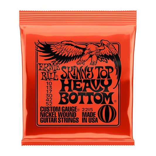 Ernie Ball 2215 Skinny Top Heavy Bottom Slinky Nickel Wound Electric Guitar String (10-52)