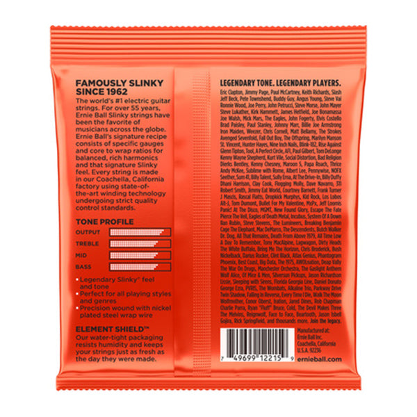 Ernie Ball 2215 Skinny Top Heavy Bottom Slinky Nickel Wound Electric Guitar String (10-52)