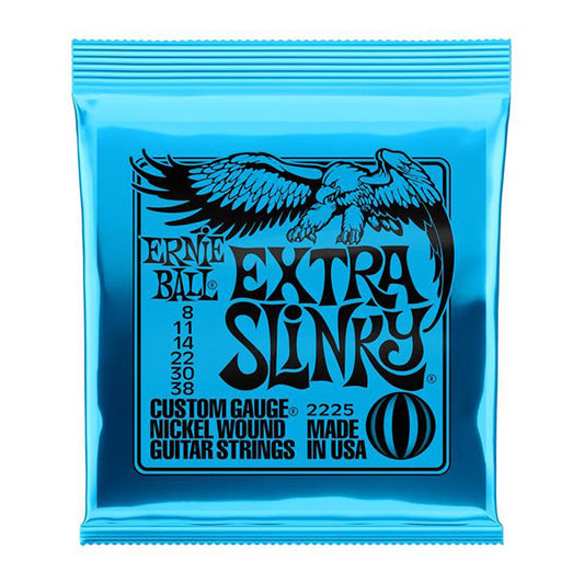 Ernie Ball 2225 Extra Slinky Nickel Wound Electric Guitar String (08-38)