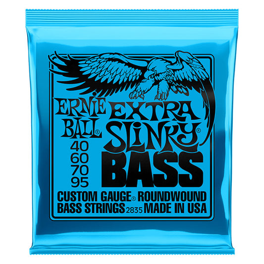 Ernie Ball 2835 Extra Slinky Nickel Wound Electric Bass Guitar String (40-95)