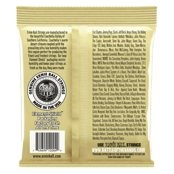 Ernie Ball 2004 Earthwood Light 80/20 Bronze Acoustic Guitar String (11-52)