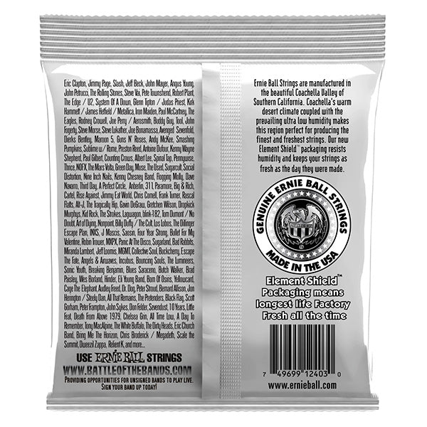 Ernie Ball 2403 Ernesto Palla Clear & Silver Nylon Classical Guitar String Medium Tension (28-42)