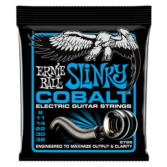 Ernie Ball 2725 Extra Slinky Cobalt Electric Guitar String (8-38)