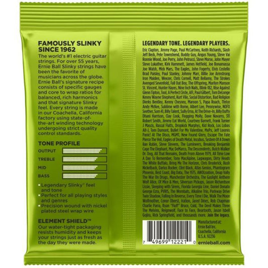 Ernie Ball 2221 Regular Slinky Nickel Wound Electric Guitar String (10-46)