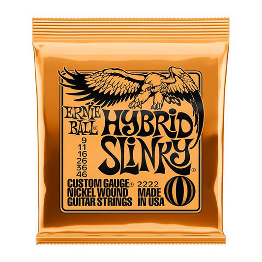 Ernie Ball 2222 Hybrid Slinky Nickel Wound Electric Guitar String (9-46)