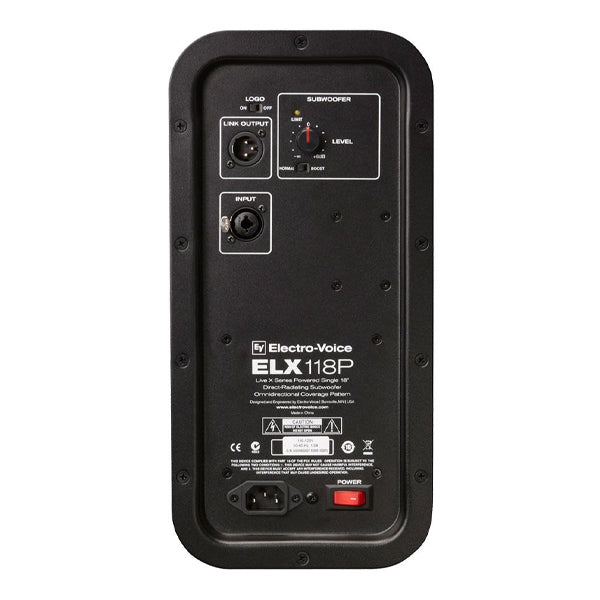 EV Electro-Voice ELX118P 700W 18" Powered Subwoofer (ELX118 ELX 118P)