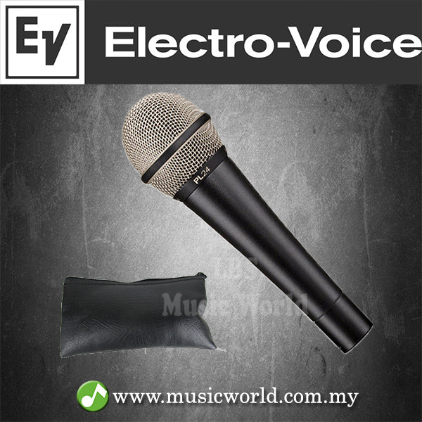 EV Electro-Voice PL24 PL Wired Vocal Microphone Dynamic Handheld Vocal EV Mic PL 24