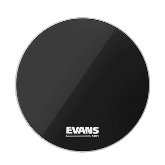 Evans MX1 Black Marching Bass Drumhead