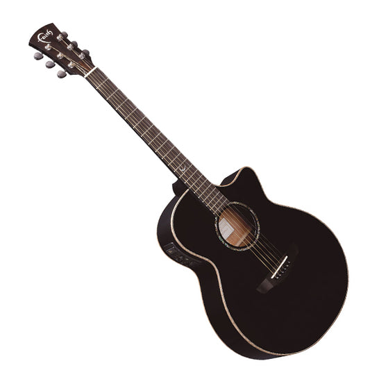 Faith FECV Eclipse Venus Cutaway Electro Full Solid Acoustic Electric Guitar Pickup with Case